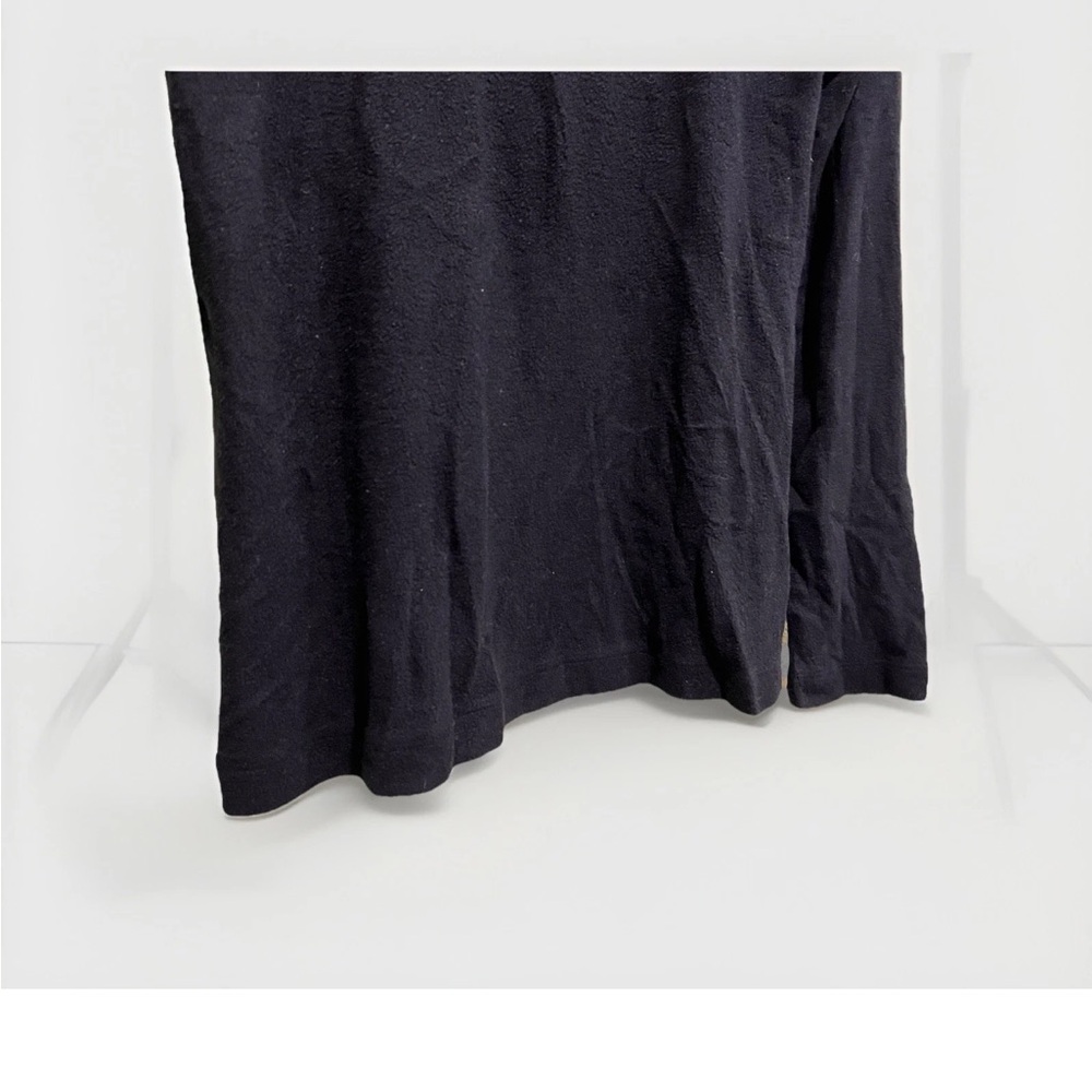 Uniqlo Turtleneck Long Sleeves Black Top Size M - Picture 3 of 10